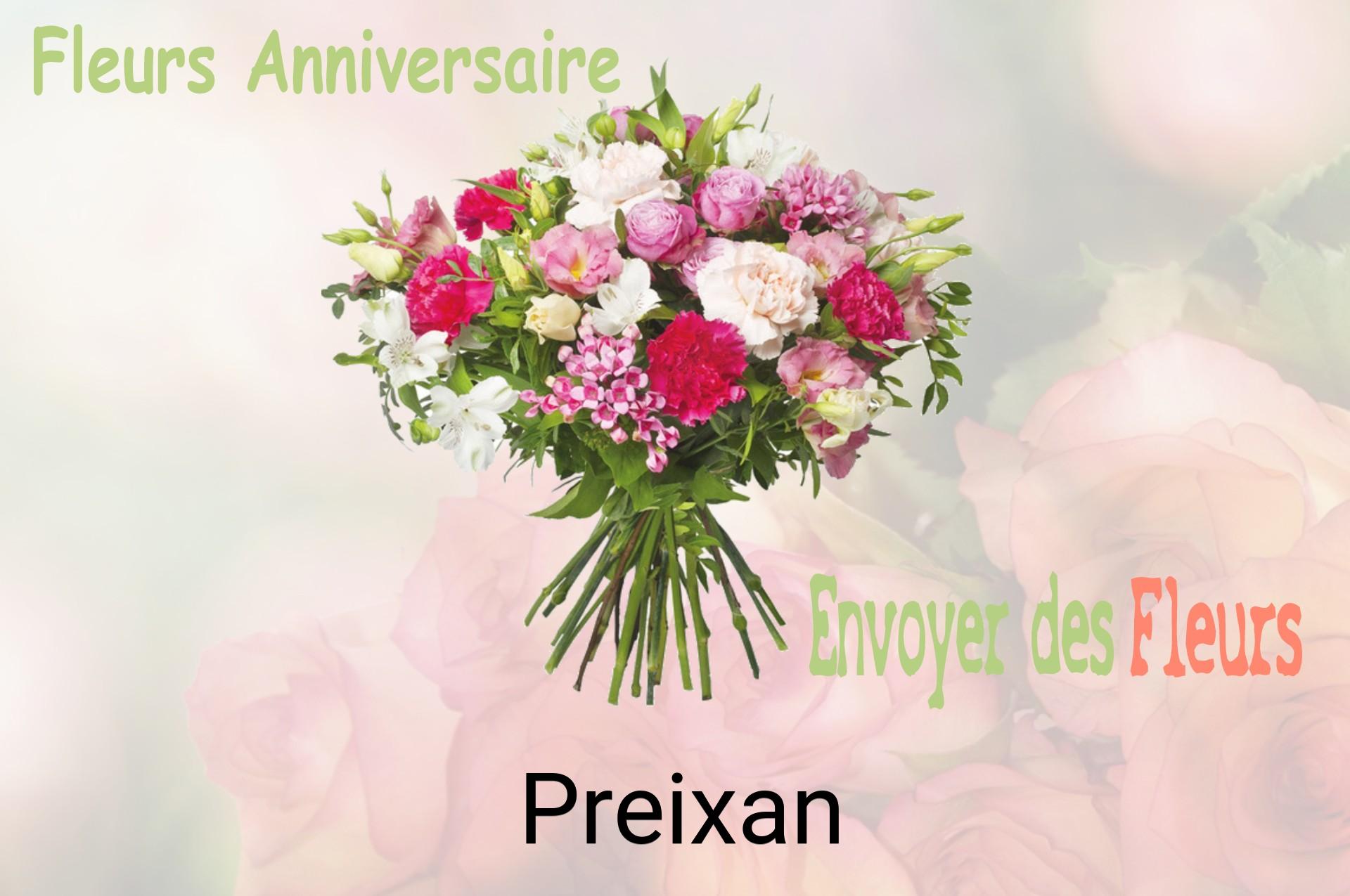 Bouquet de fleurs d’anniversaire livré à Preixan